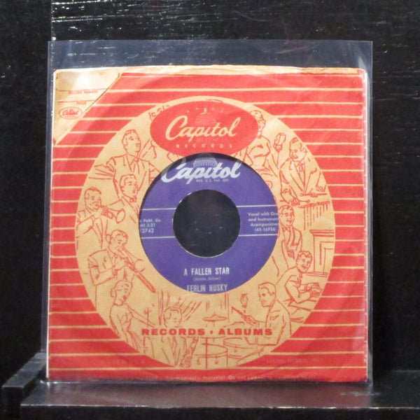 Ferlin Husky - A Fallen Star / Prize Possession 7" VG+ Vinyl 45 Capitol F3742 - Shuga Records