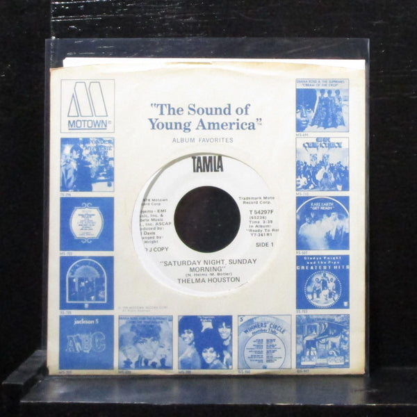 Thelma Houston - Satruday Night, Sunday Morning 7" VG Promo Vinyl 45 T 54297F - Shuga Records