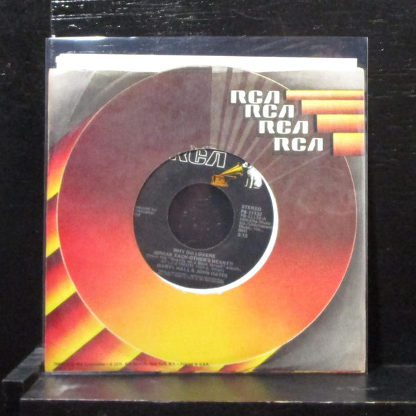 Daryl Hall & John Oates - Why Do Lovers 7" Mint- Vinyl 45 RCA PB-11132 USA 1977 - Shuga Records