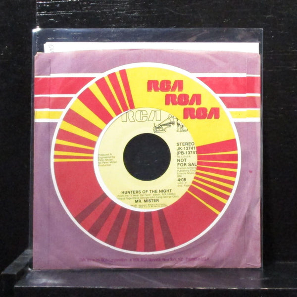 Mr. Mister - Hunters Of The Night 7" Mint- Promo Vinyl 45 RCA JK-13741 USA 1984 - Shuga Records