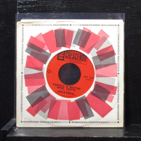Joe & Eddie - There's A Meetin' Here Tonite 7" Mint- Vinyl 45 GNP 195x USA 1963 - Shuga Records