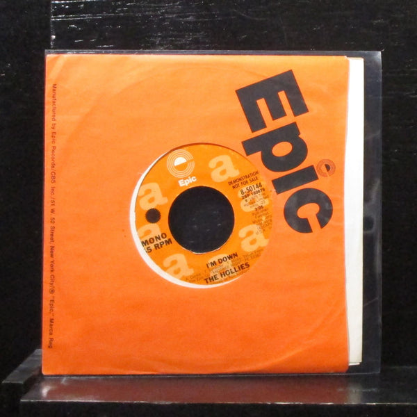 The Hollies - I'm Down 7" Mint- Promo Vinyl 45 Epic 8-50144 USA 1975 - Shuga Records