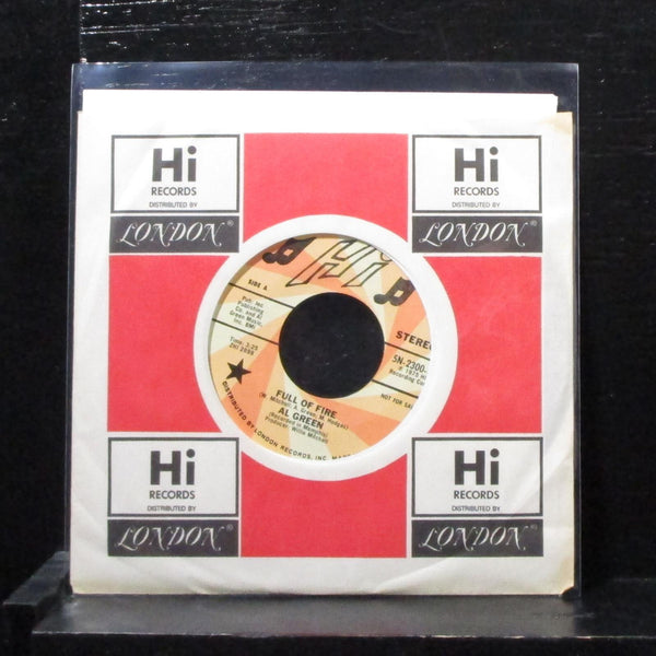 Al Green - Full Of Fire 7" Mint- Promo Vinyl 45 Hi 5N-2300-DJ USA 1975 - Shuga Records