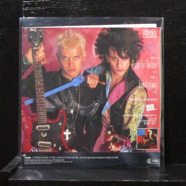 Billy Idol - Flesh For Fantasy 7" Mint- Vinyl 45 Chrysalis 106 824 Germany 1984 - Shuga Records
