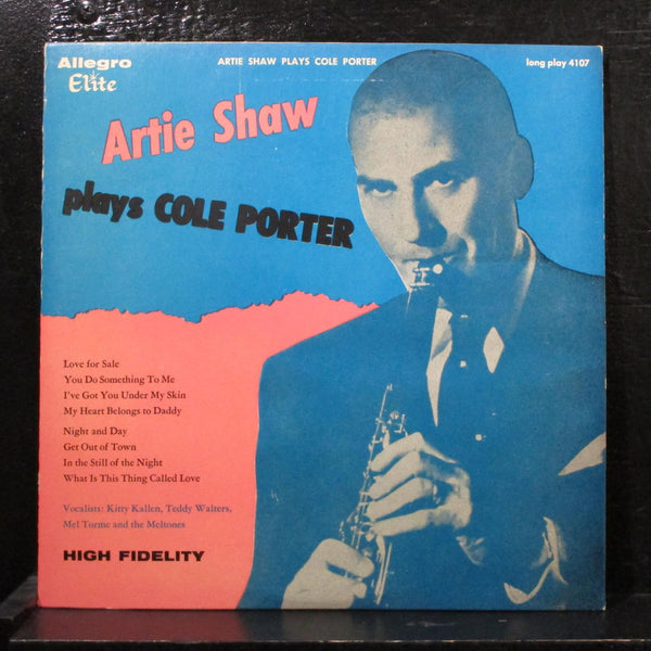 Artie Shaw - Plays Cole Porter 10" LP VG+ 4107 Allegro Mono 1956 Vinyl Record - Shuga Records