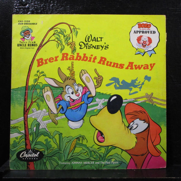 Various - Brer Rabbit Runs Away 10" 78 RPM VG CAS-3108 Mono Vinyl Record - Shuga Records