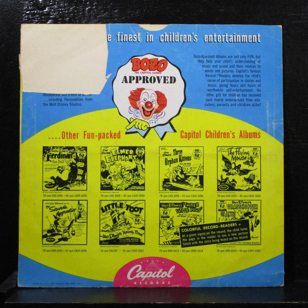 Various - Brer Rabbit Runs Away 10" 78 RPM VG CAS-3108 Mono Vinyl Record - Shuga Records
