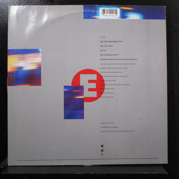 Erasure - Star 12" 33 RPM Mint- 0-21558 Sire 1990 Promo Vinyl Record - Shuga Records