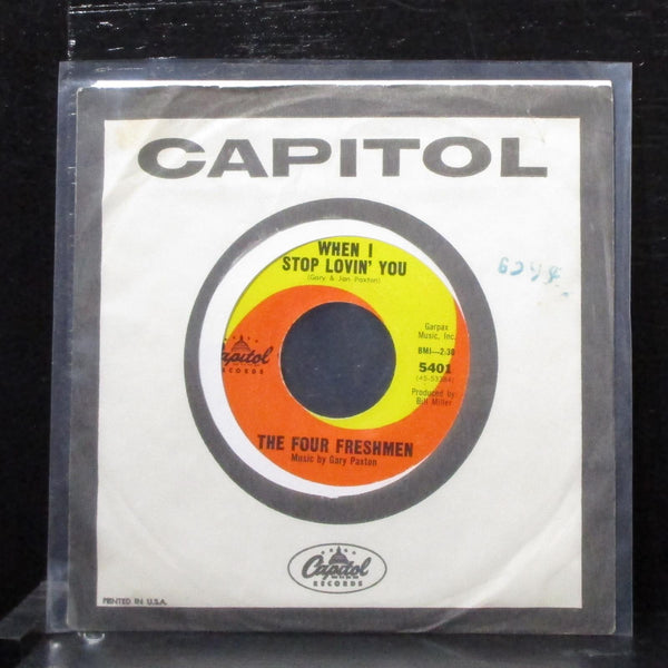 Four Freshmen - When I Stop Lovin' You / Nights Are Long 7" Ming- Vinyl 45 5401 - Shuga Records