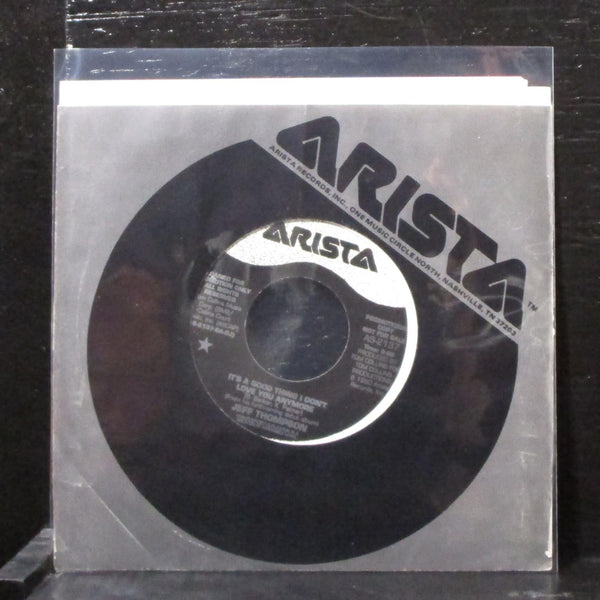 Jeff Thompson - It's A Good Thing I Don't Love You... 7" Mint- Promo Vinyl 45 - Shuga Records