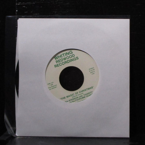 Lisa Atkinson - It's Christmas In Old Chicago Town 7" VG+ Vinyl 45 priv lbl #102 - Shuga Records