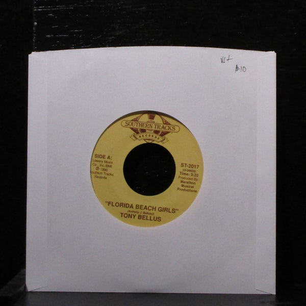 Tony Bellus - Florida Beach Girls 7" VG+ Vinyl 45 ST-2017 USA 1990 - Shuga Records