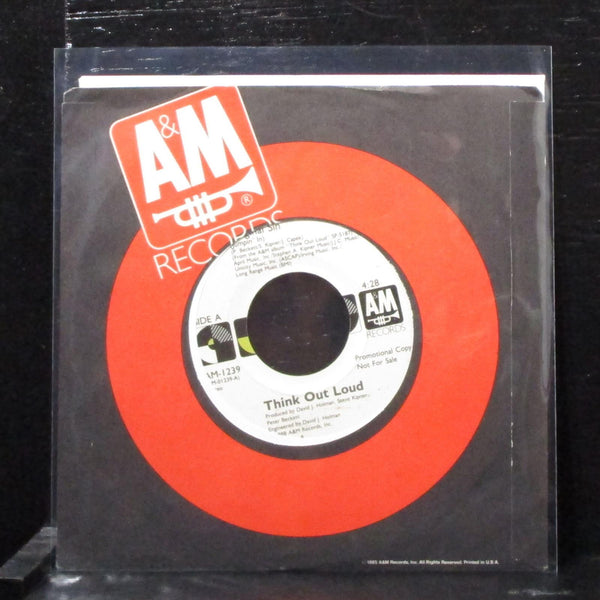 Think Out Loud - Original Sin 7" Mint- Promo Vinyl 45 AM-1239 USA 1988 - Shuga Records