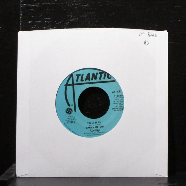 Jimmy Lifton - I'm A Man 7" VG+ Promo Vinyl 45 Atlantic 7-89274 USA 1986 - Shuga Records