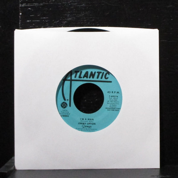 Jimmy Lifton - I'm A Man 7" VG+ Promo Vinyl 45 Atlantic 7-89274 USA 1986 - Shuga Records