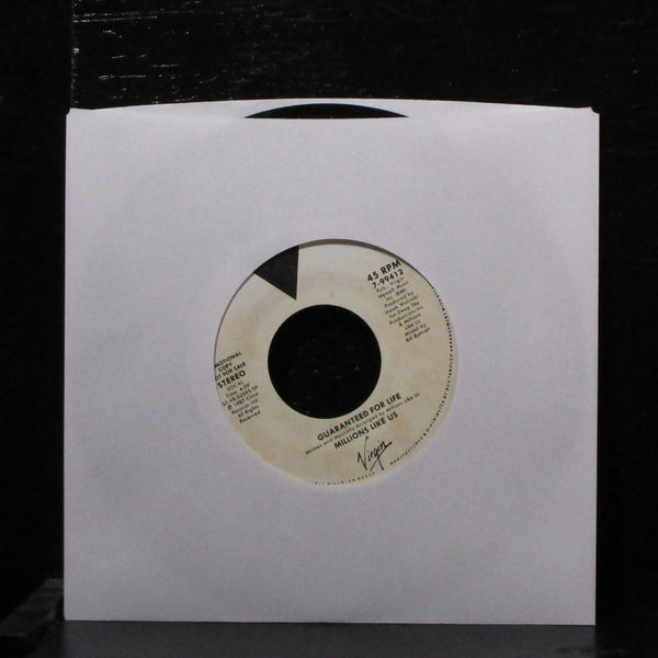 Millions Like Us - Guaranteed For Life 7" VG+ Promo Vinyl 45 Virgin 7-99412 USA - Shuga Records