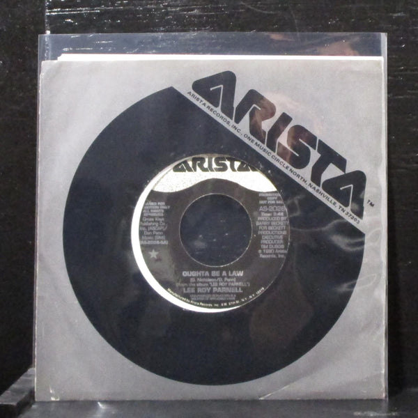 Lee Roy Parnell - Oughta Be A Law 7" Mint- Promo Vinyl 45 Arista AS-2028 USA - Shuga Records