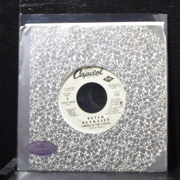 Peter Blakeley - Crying In The Chapel 7" Mint- Promo Vinyl 45 Capitol 7PRO-79928 - Shuga Records