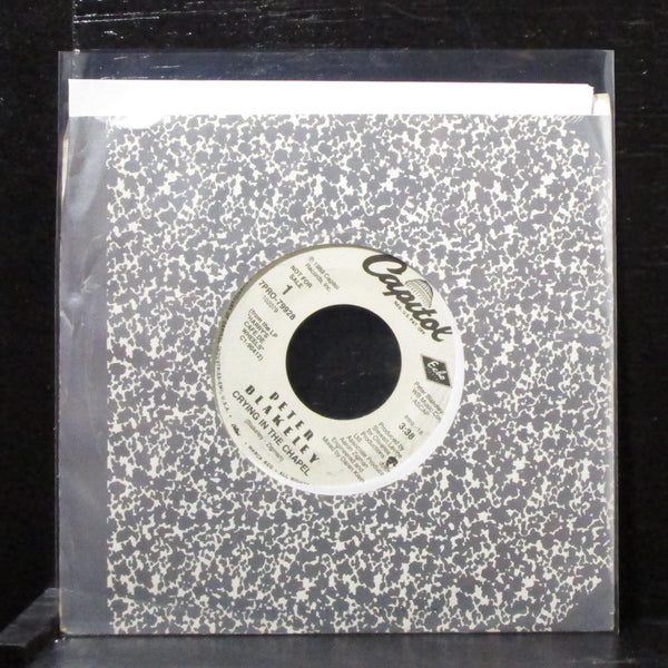 Peter Blakeley - Crying In The Chapel 7" Mint- Promo Vinyl 45 Capitol 7PRO-79928 - Shuga Records