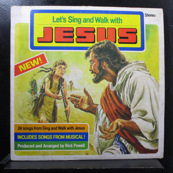 Rick Powell Family Singers - Let's Sing & Walk With Jesus VG+ LP Record 1985 SPC USA Vinyl & Book - Story / Xian - Shuga Records