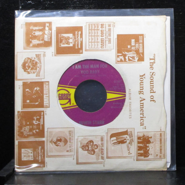 Edwin Starr - I Am The Man For You Baby 7" VG+ Vinyl 45 Gordy G-7071 USA 1968 - Shuga Records