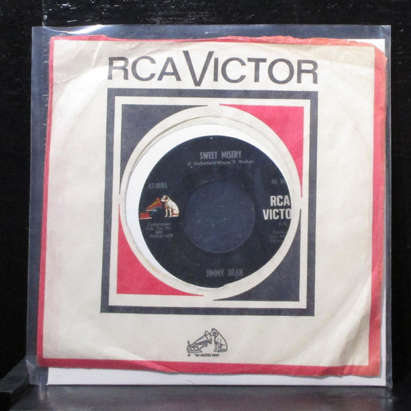 Jimmy Dean - Sweet Misery 7" VG+ Vinyl 45 RCA 47-9091 USA 1967 - Shuga Records