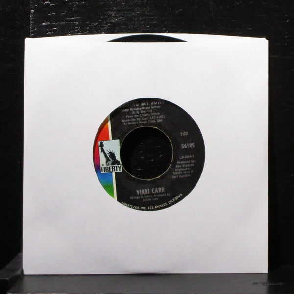 Vikki Carr - Singing My Song / Make It Rain 7" VG+ Vinyl 45 Liberty 56185 USA - Shuga Records
