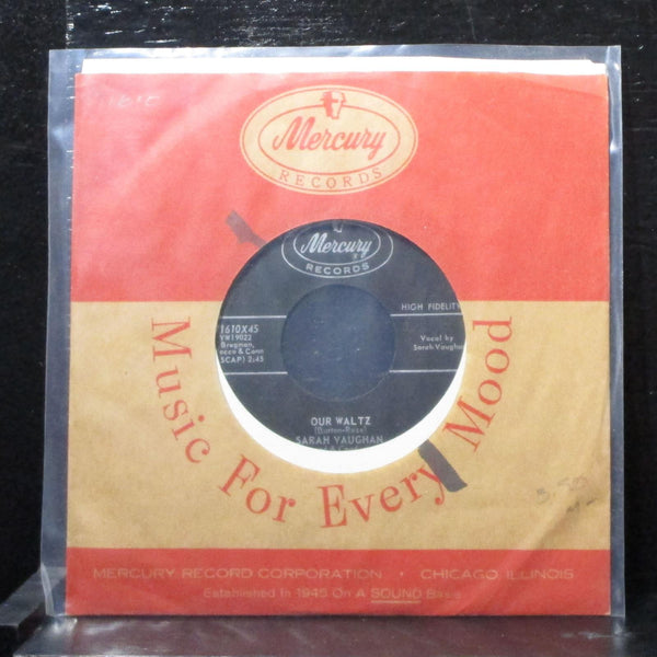 Sarah Vaughan - Our Waltz / Some Other Spring 7" VG+ Vinyl 45 Mercury 71610X45 - Shuga Records