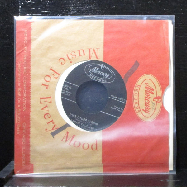 Sarah Vaughan - Our Waltz / Some Other Spring 7" VG+ Vinyl 45 Mercury 71610X45 - Shuga Records