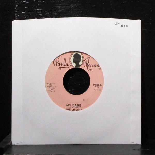 The Uniques - My Babe / Toys Are Made For Children 7" VG+ Vinyl 45 Paula 324 - Shuga Records