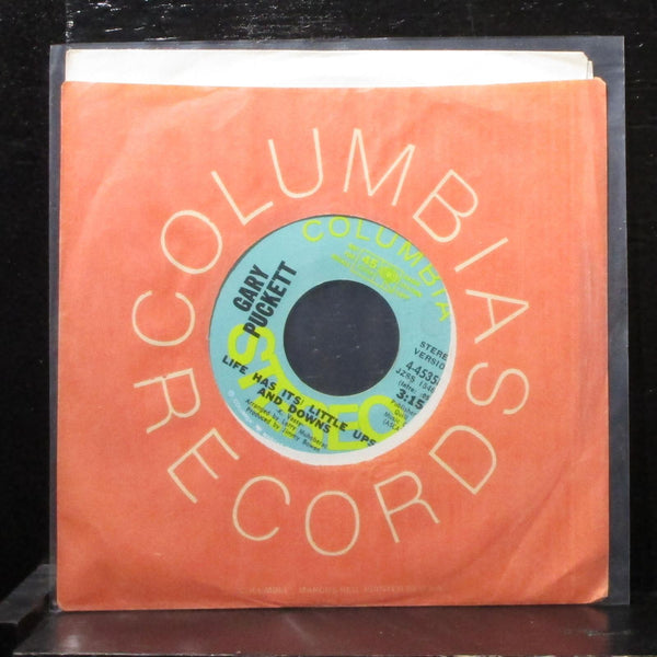 Gary Puckett - Life Has It's Little Ups And Downs 7" Mint- Promo Vinyl 4-45358 - Shuga Records
