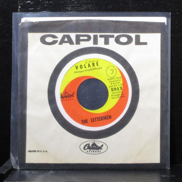 The Lettermen - Volare / Mr. Sun 7" VG+ Vinyl 45 Capitol 5913 USA 1967 - Shuga Records