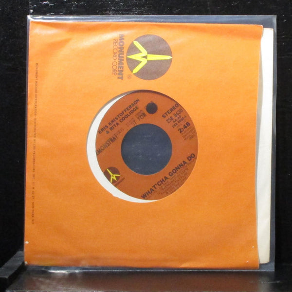 Kris Kristofferson & Rita Coolidge - Rain 7" VG+ Promo Vinyl 45 ZS8 8630 USA - Shuga Records