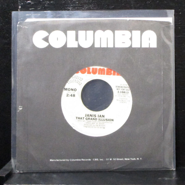 Janis Ian - That Grand Illusion 7" VG+ Promo Vinyl 45 Columbia 3-10813 USA 1978 - Shuga Records