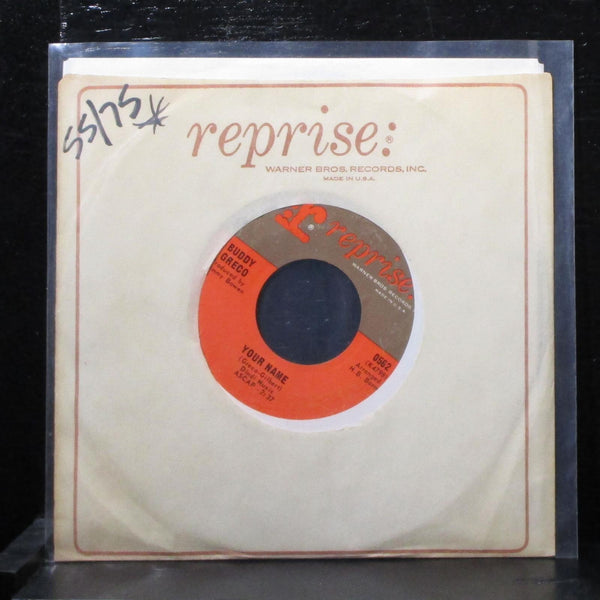 Buddy Greco - There She Goes / Your Name 7" VG+ Vinyl 45 Reprise 0562 USA 1966 - Shuga Records