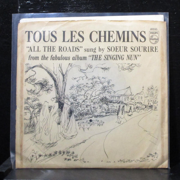 Soeur Sourire - Tous Les Chemins 7" VG+ Vinyl 45 Philips 40165 USA 1963 - Shuga Records