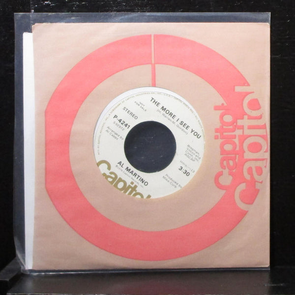 Al Martino - My Thrill / The More I See You 7" Mint- Promo Vinyl 45 Capitol 4241 - Shuga Records