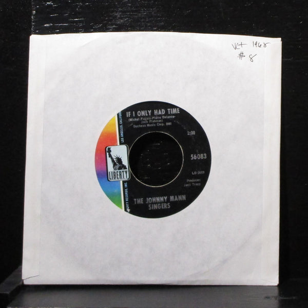 Johnny Mann Singers - If I Only Had Time / Snow 7" VG+ Vinyl 45 Capitol 56083 - Shuga Records