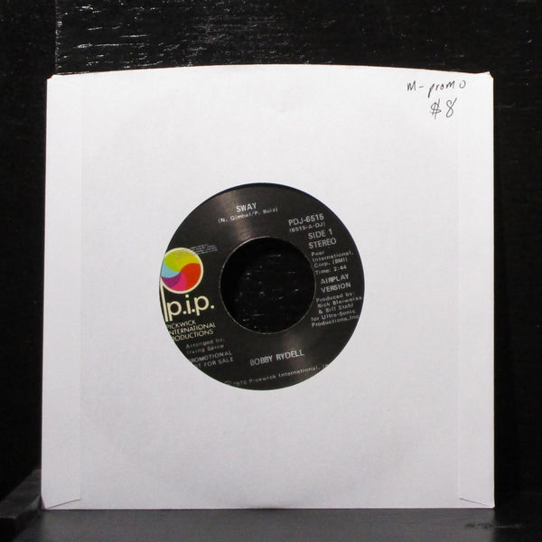 Bobby Rydell - Sway 7" Mint- Promo Vinyl 45 P.I.P. PDJ-6515 USA 1976 - Shuga Records