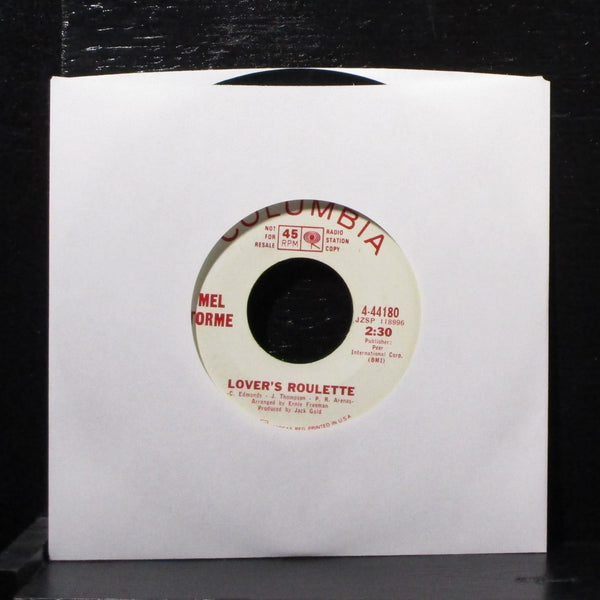 Mel Torme - I Remember Suzanne / Lover's Roulette 7" VG+ Promo Vinyl 45 4-44180 - Shuga Records