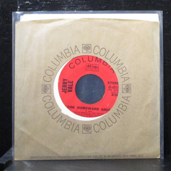 Jerry Vale - Look Homeward Angel / Hellow & Goodbye 7" VG+ Vinyl 45 4S-45118 USA - Shuga Records