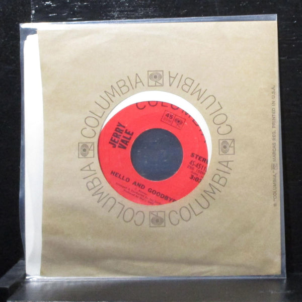 Jerry Vale - Look Homeward Angel / Hellow & Goodbye 7" VG+ Vinyl 45 4S-45118 USA - Shuga Records