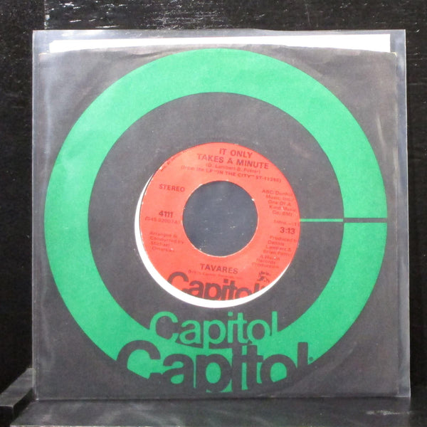 Tavares - It Only Takes A Minute 7" Mint- Vinyl 45 Capitol 4111 USA 1975 - Shuga Records
