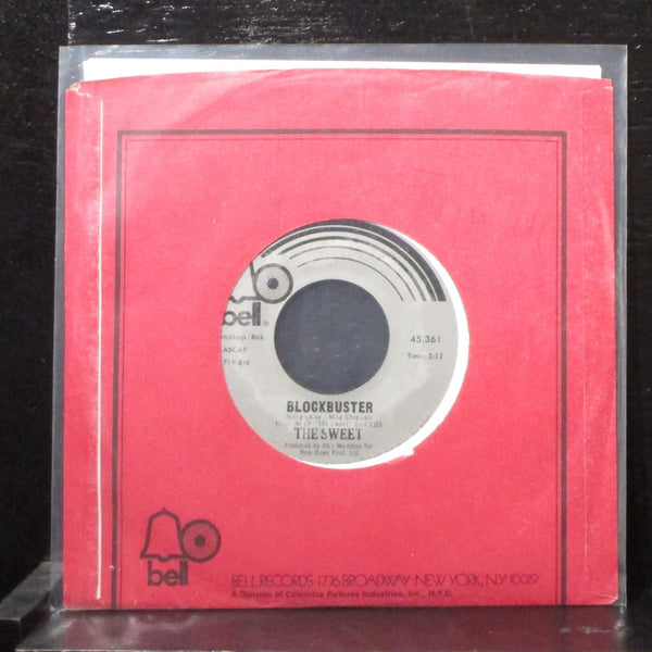 The Sweet - Blockbuster / Need A Lot Of Lovin' 7" Mint- Vinyl 45,361 USA 1973 - Shuga Records