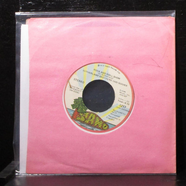 Sutherland Brothers & Quiver - You Got Me Anyway 7" Mint- Vinyl 45 Island 1217 - Shuga Records