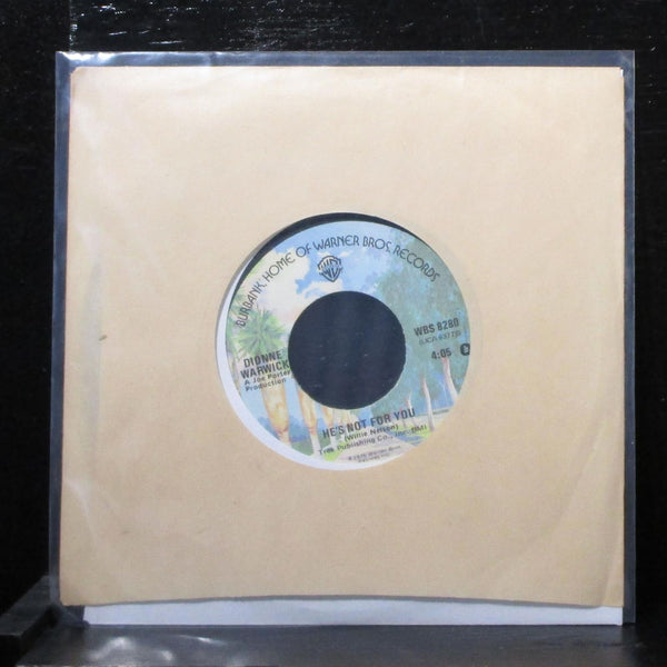Dionne Warwick - I Didn't Mean To Love You 7" VG+ Vinyl 45 WBS 8280 USA 1976 - Shuga Records