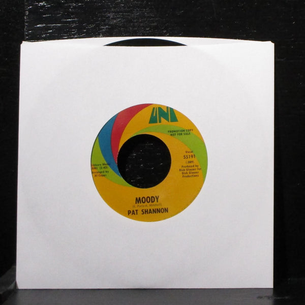 Pat Shannon - Back To Dreamin' Again / Moody 7" VG+ Promo Vinyl 45 UNI 55191 - Shuga Records