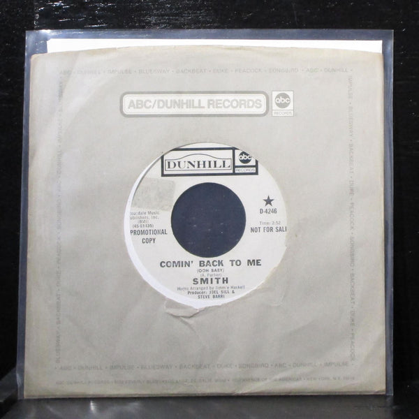 Smith - Comin' Back To Me / Minus-Plus 7" Mint- Promo Vinyl 45 D-4246 USA 1970 - Shuga Records