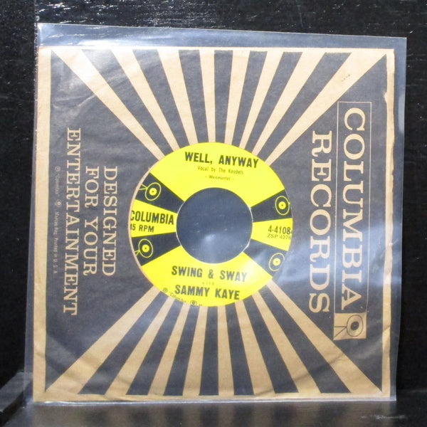 Swing & Sway - Garden Of Allah / Well, Anyway 7" VG+ Vinyl 45 Columbia 4-41084 - Shuga Records