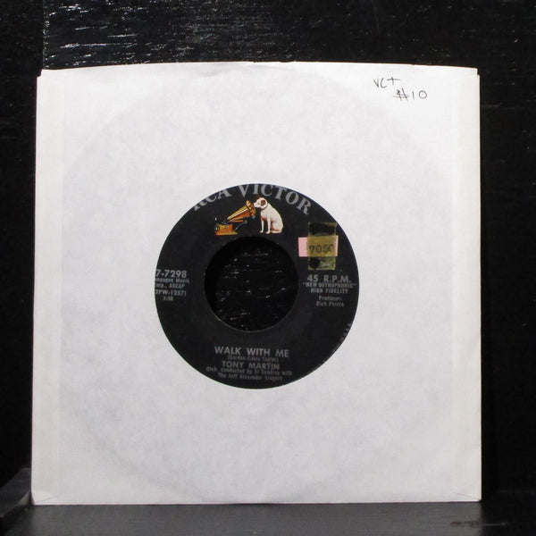 Tony Martin - Walk With Me / Indiscreet 7" VG+ Vinyl 45 RCA 47-7298 USA - Shuga Records